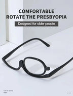 Flip Up Magnifying Glasses with Independent Lens Rotation for Eye Makeup Application All Vera Mart