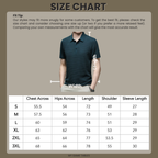 Tailored Polo Shirt with Structured Collar and Cotton Blend Knit, Machine Washable All Vera Mart