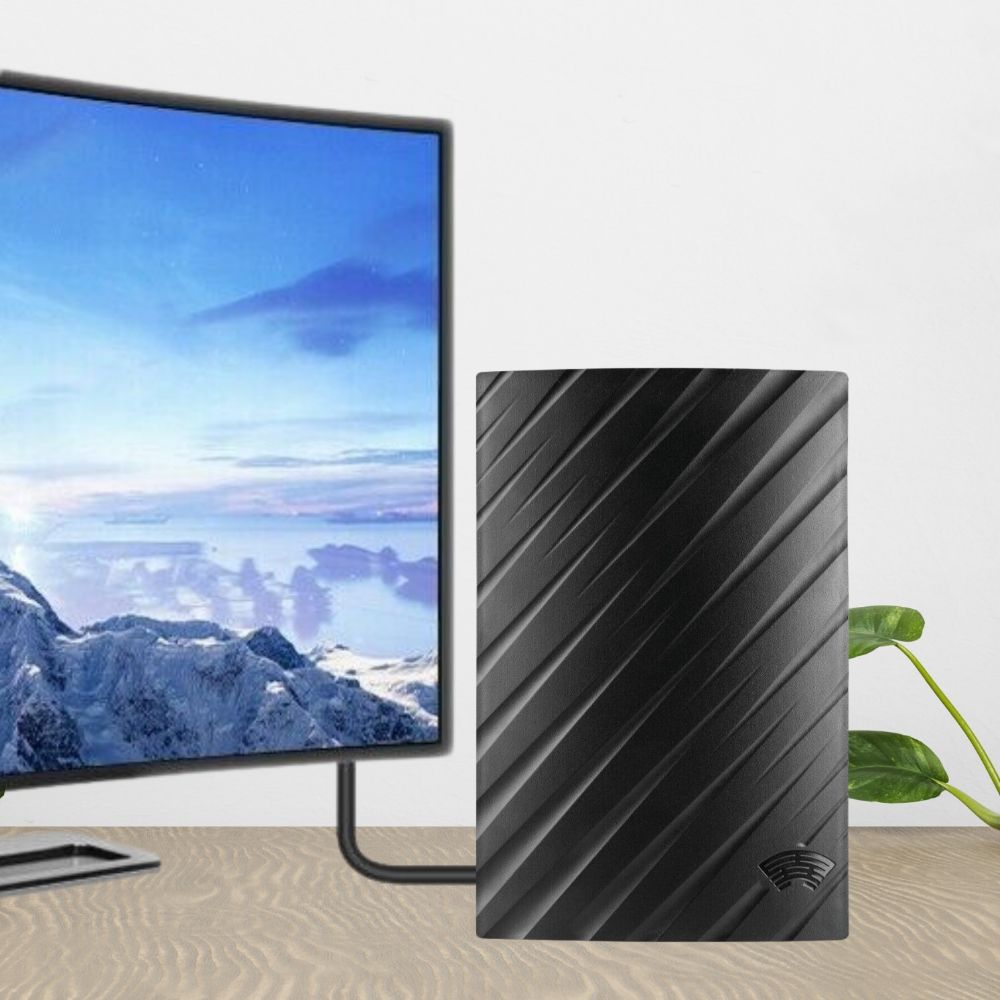 Indoor HDTV Antenna with 600 Mile Reception and Signal Amplifier for 4K Displays All Vera Mart