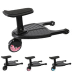 Stroller Rider Board with 360-Degree Swivel Wheel and Textured Grip Platform All Vera Mart