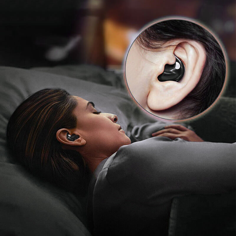 Wireless Sleep Earbuds with Noise Blocking and 24-Hour Playback, Ultra-Thin Design All Vera Mart