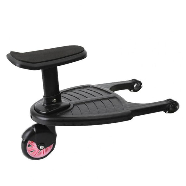 Stroller Rider Board with 360-Degree Swivel Wheel and Textured Grip Platform All Vera Mart