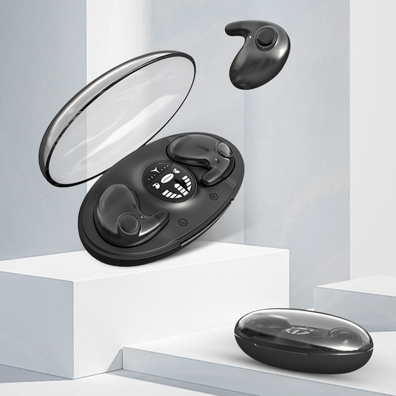 Wireless Sleep Earbuds with Noise Blocking and 24-Hour Playback, Ultra-Thin Design All Vera Mart