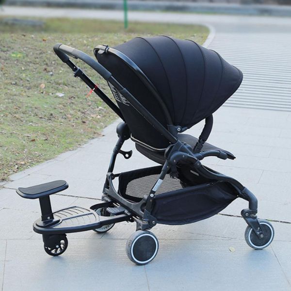 Stroller Rider Board with 360-Degree Swivel Wheel and Textured Grip Platform All Vera Mart