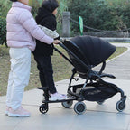 Stroller Rider Board with 360-Degree Swivel Wheel and Textured Grip Platform All Vera Mart
