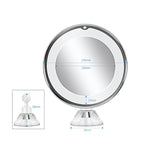 Magnifying Mirror with LED Lights and 360 Rotation, 7x 10x Zoom All Vera Mart