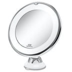 Magnifying Mirror with LED Lights and 360 Rotation, 7x 10x Zoom All Vera Mart