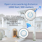 Pet Door Bell System with Touch Sensitive Button and 1000ft Wireless Range All Vera Mart