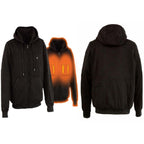Electric Heated Hoodie with 7-Hour Battery and Motorcycle Connection All Vera Mart