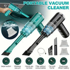 Handheld Vacuum Cleaner with USB Rechargeable Battery and Detachable Dust Chamber All Vera Mart