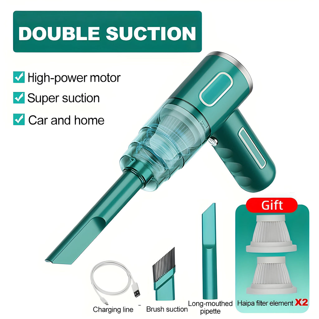 Handheld Vacuum Cleaner with USB Rechargeable Battery and Detachable Dust Chamber All Vera Mart