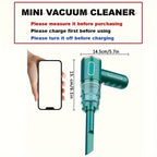 Handheld Vacuum Cleaner with USB Rechargeable Battery and Detachable Dust Chamber All Vera Mart
