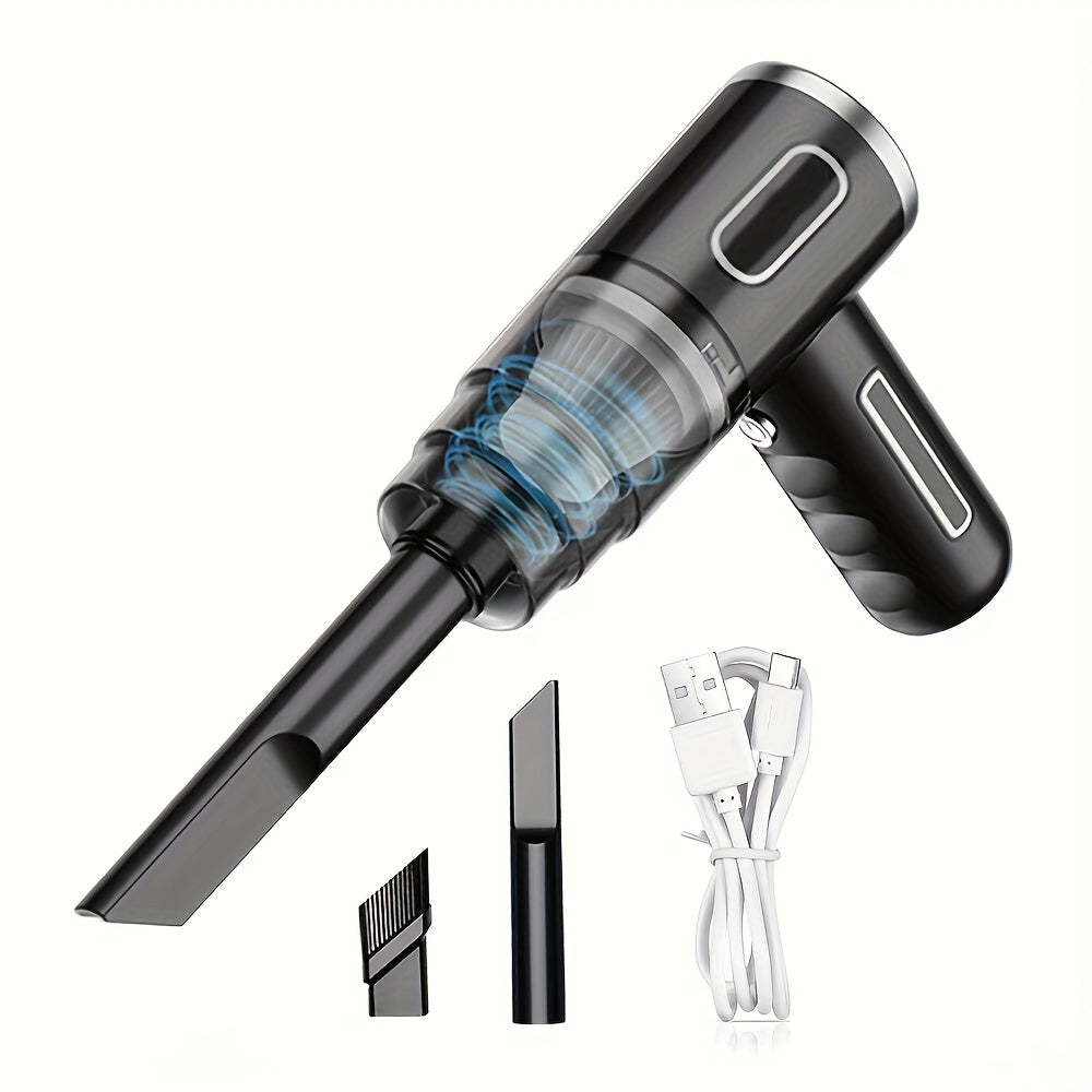 Handheld Vacuum Cleaner with USB Rechargeable Battery and Detachable Dust Chamber All Vera Mart