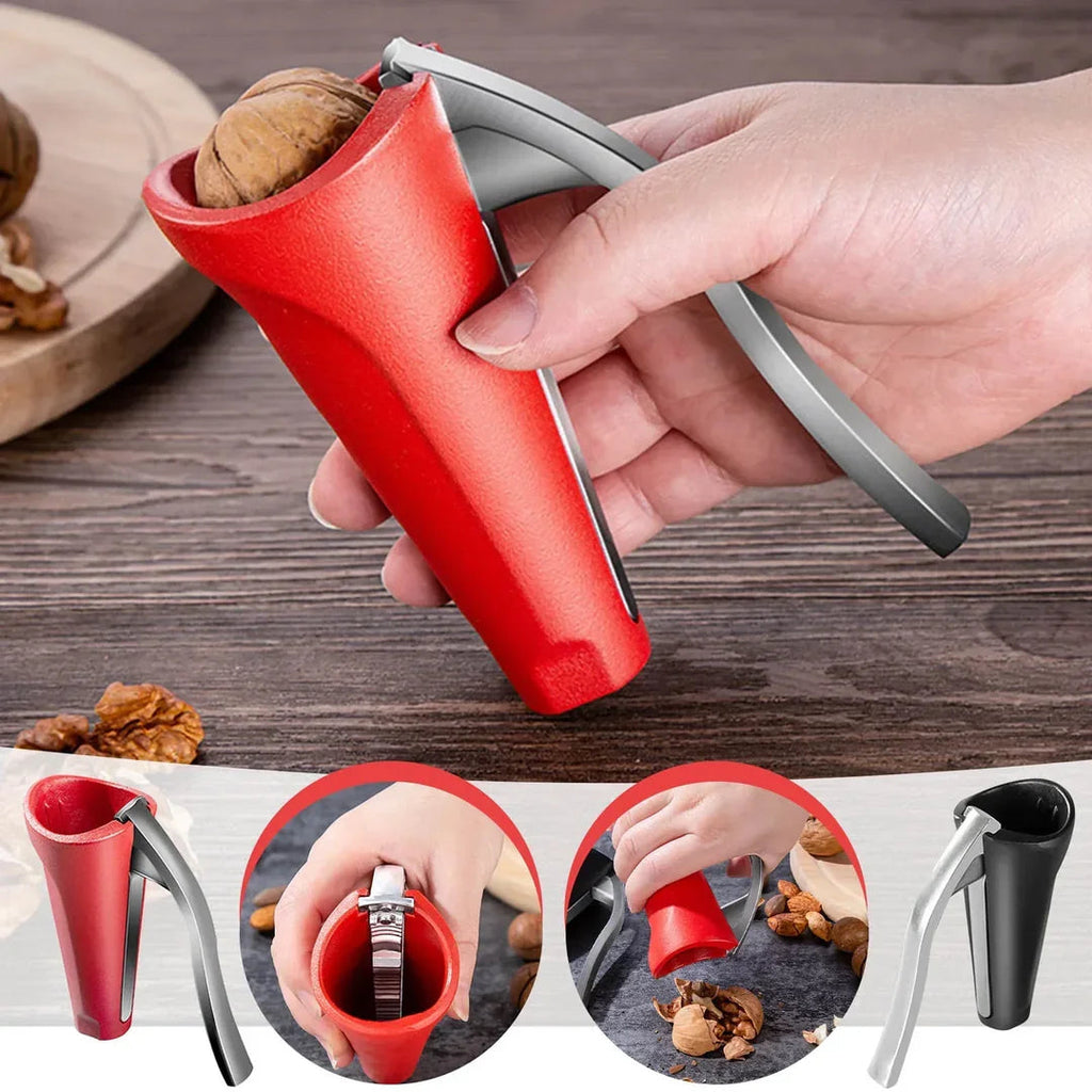 Heavy Duty Nutcracker with Serrated Edges and Ergonomic Handle All Vera Mart