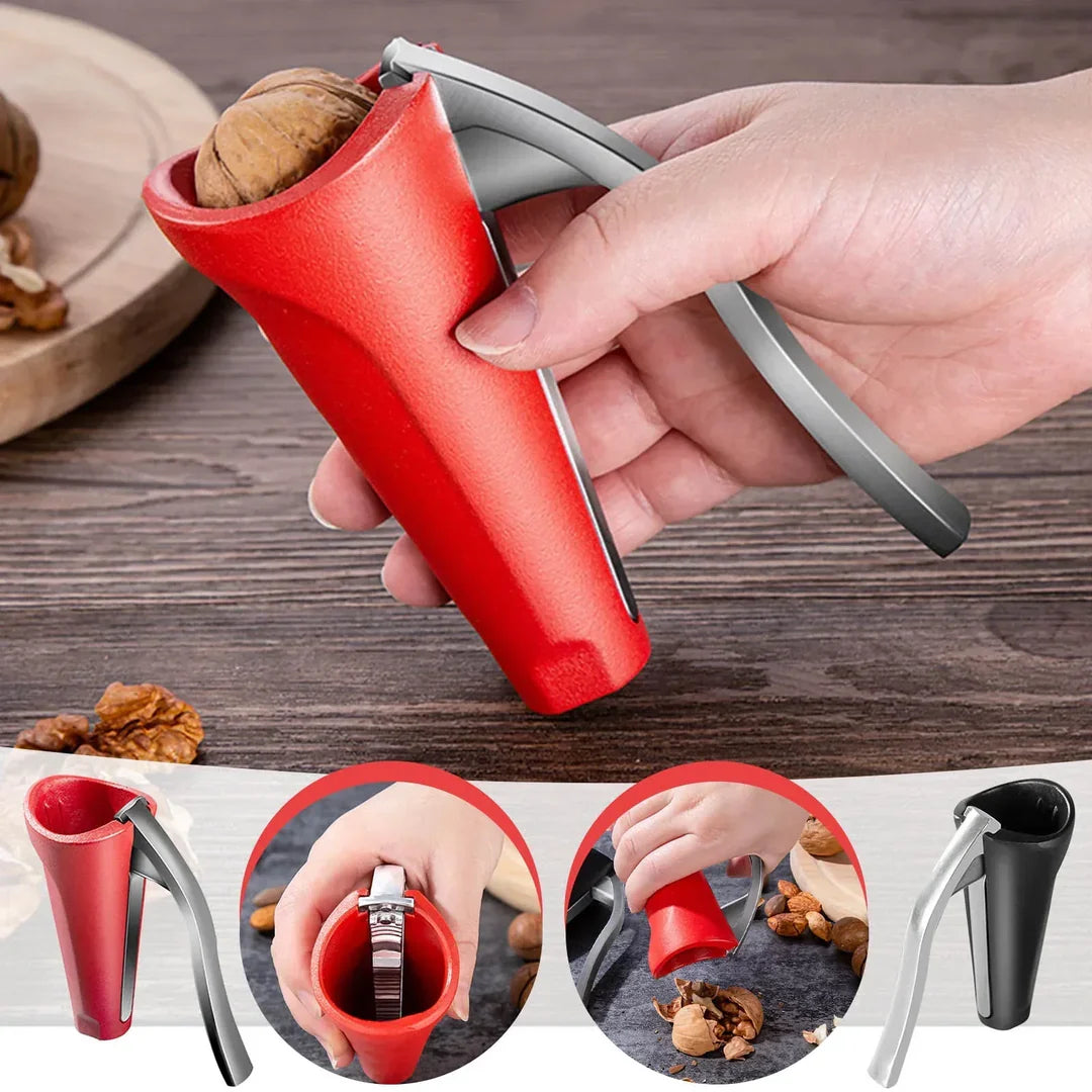 Heavy Duty Nutcracker with Serrated Edges and Ergonomic Handle All Vera Mart