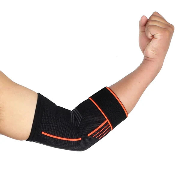 Adjustable Elbow Compression Sleeve with Breathable Fabric and Secure Strap All Vera Mart