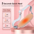 Heating Vibration Waist Cushion with Three Heat Levels and Massage Modes All Vera Mart