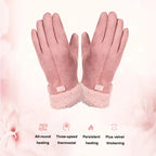 Rechargeable Heated Gloves with 5000mAh Battery and Touchscreen Tips, Water-Resistant All Vera Mart