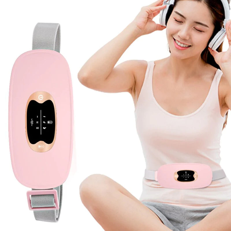 Heating Vibration Waist Cushion with Three Heat Levels and Massage Modes All Vera Mart