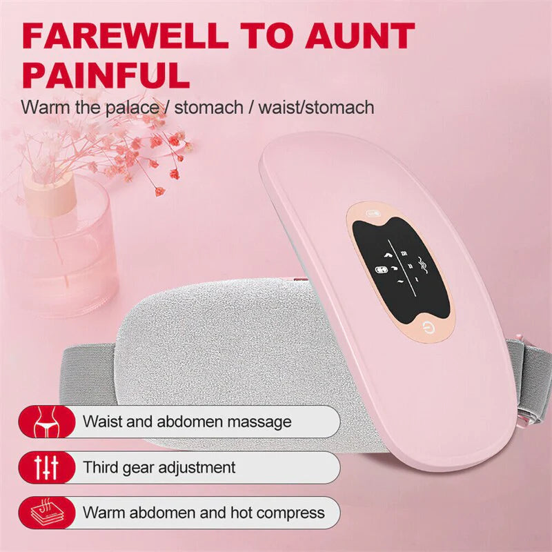 Heating Vibration Waist Cushion with Three Heat Levels and Massage Modes All Vera Mart