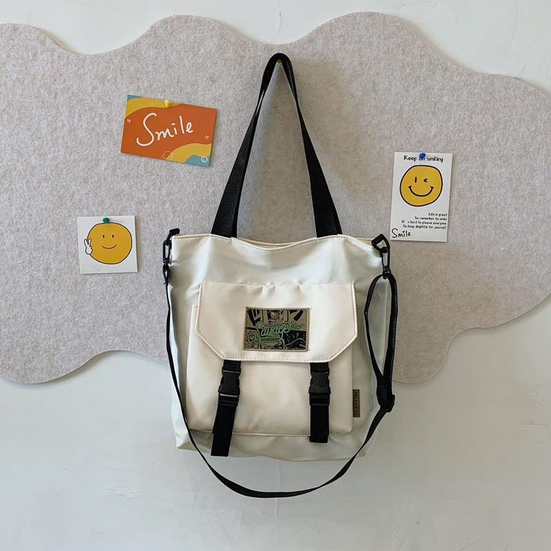 Convertible Shoulder and Crossbody Bag with Multiple Compartments and Zippered Closure All Vera Mart