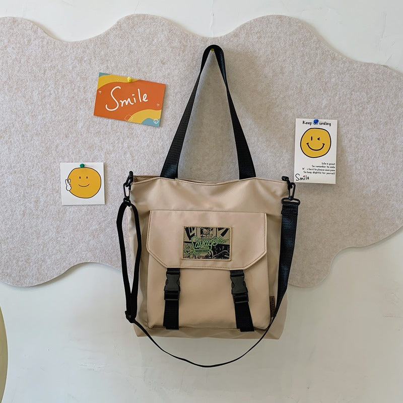 Convertible Shoulder and Crossbody Bag with Multiple Compartments and Zippered Closure All Vera Mart