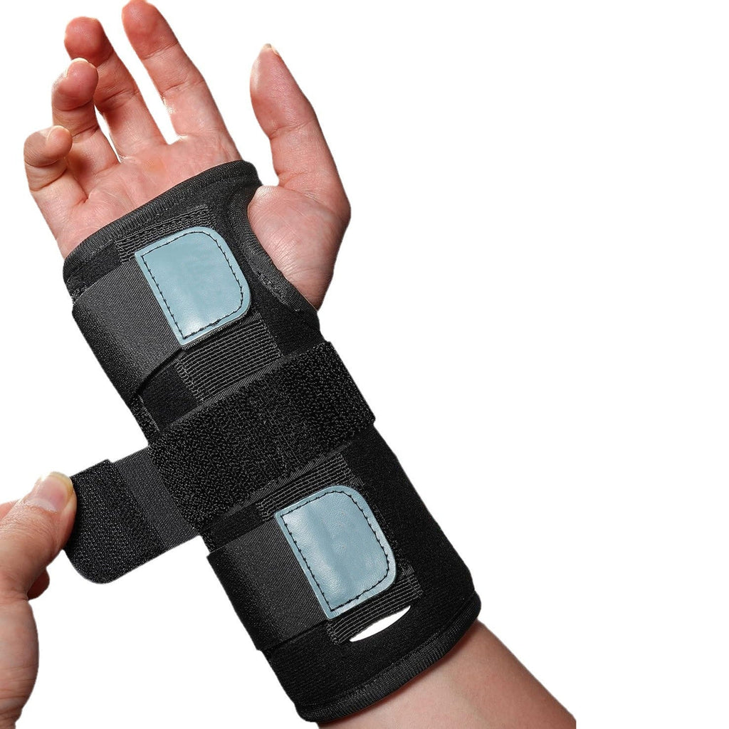 Wrist Support Brace with Removable Aluminum Stay and Side Splints for Carpal Tunnel All Vera Mart