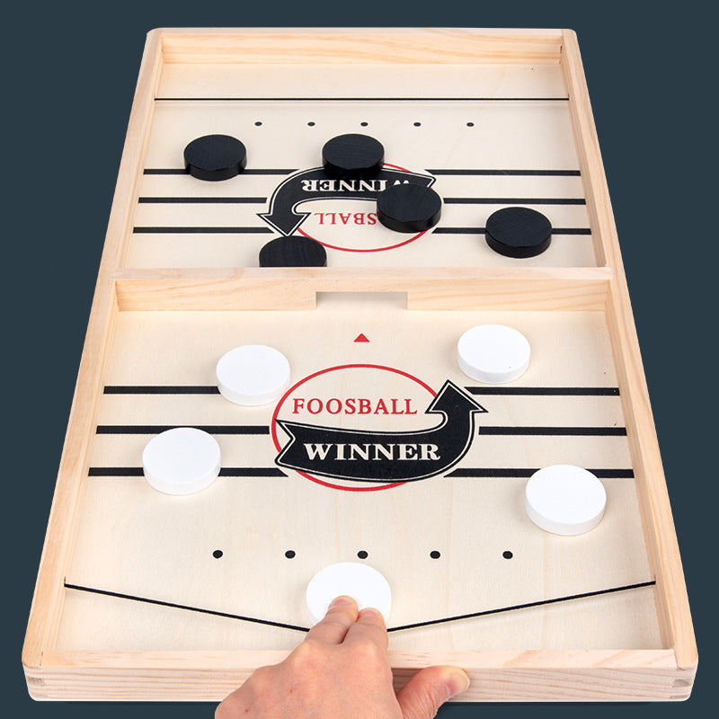 Wooden Catapult Launch Game for Two Players with Press-Down Mechanism All Vera Mart