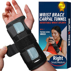Wrist Support Brace with Removable Aluminum Stay and Side Splints for Carpal Tunnel All Vera Mart