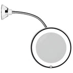 Magnification Mirror with LED Lighting and Rotatable Suction Base, 10X Power All Vera Mart