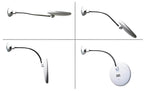 Magnification Mirror with LED Lighting and Rotatable Suction Base, 10X Power All Vera Mart