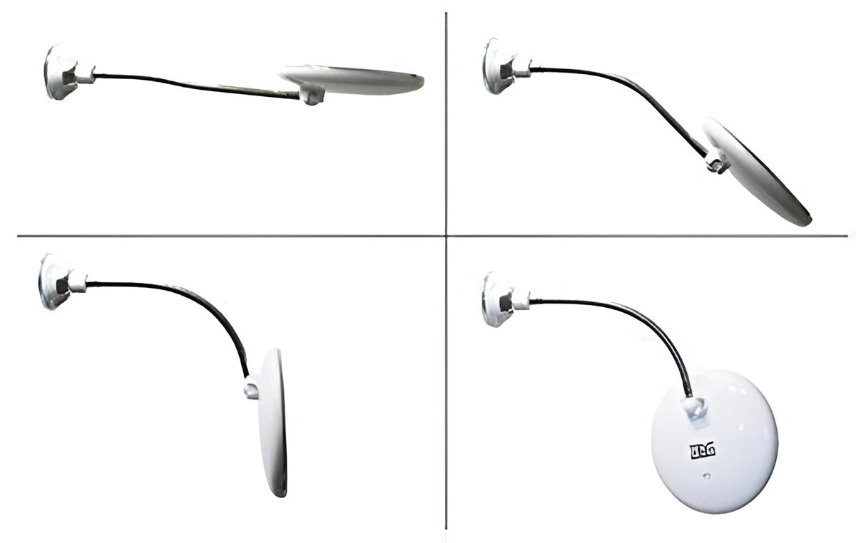 Magnification Mirror with LED Lighting and Rotatable Suction Base, 10X Power All Vera Mart
