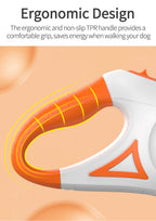 LED Retractable Leash with Front Spotlight and Colored Safety Ring, 5 Meters All Vera Mart
