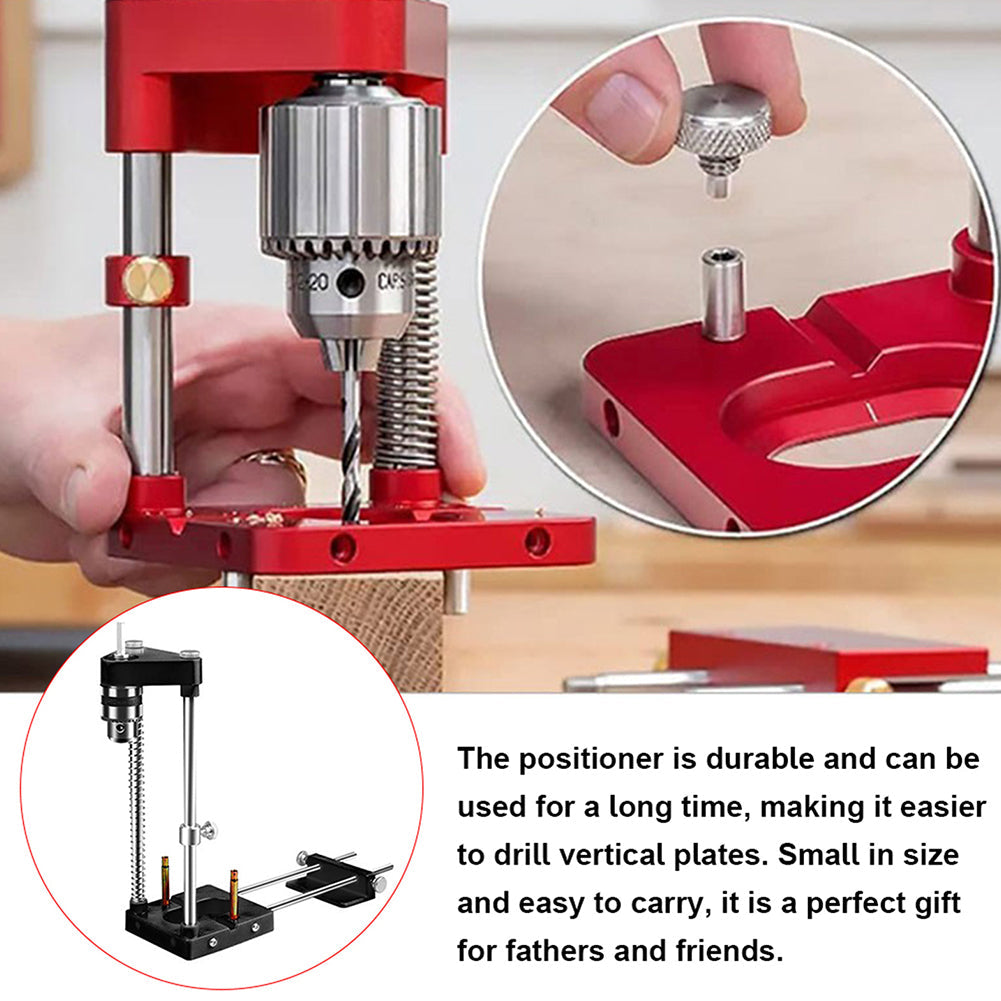 Drilling Locator for Perpendicular Holes with Adjustable Clamp and Rust Resistant Metal Frame All Vera Mart