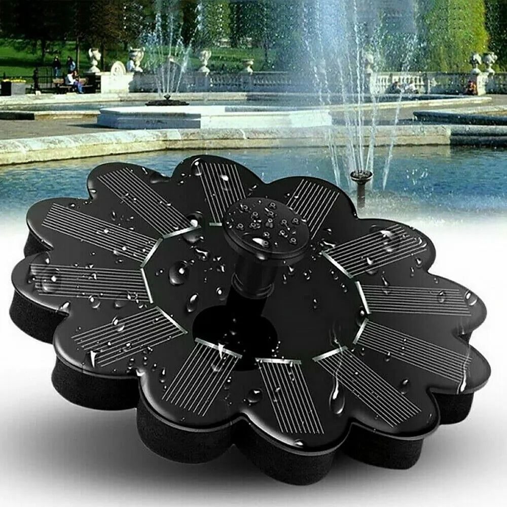 Floating Solar Water Fountain with 19.7in Spray Height for Ponds and Pools All Vera Mart