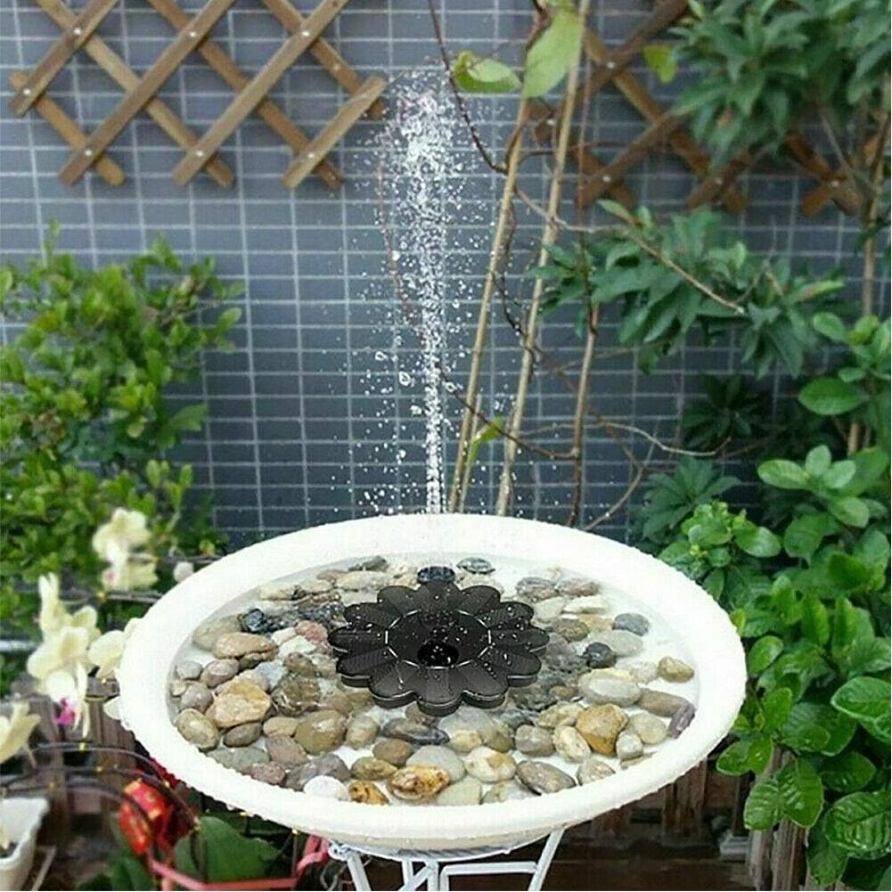 Floating Solar Water Fountain with 19.7in Spray Height for Ponds and Pools All Vera Mart