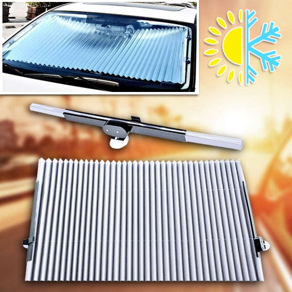Foldable Car Sunshade with Front and Side Window Coverage All Vera Mart