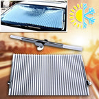 Foldable Car Sunshade with Front and Side Window Coverage All Vera Mart