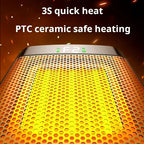 Ceramic Wall Outlet Heater with 3-Second Warmup and Adjustable Settings All Vera Mart