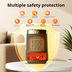Ceramic Wall Outlet Heater with 3-Second Warmup and Adjustable Settings All Vera Mart