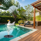 Floating Solar Water Fountain with 19.7in Spray Height for Ponds and Pools All Vera Mart