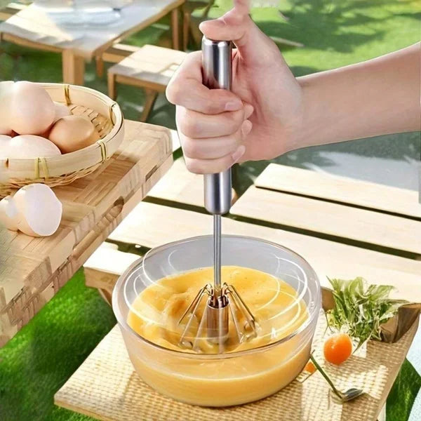 Automatic Whisk with Three Speed Settings and Pot Clip for Hands-Free Stirring All Vera Mart