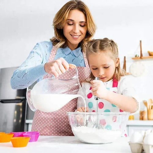 Automatic Whisk with Three Speed Settings and Pot Clip for Hands-Free Stirring All Vera Mart
