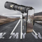Monocular Telescope with 10-300X Magnification and Gyroscopic Stabilization, Night Vision All Vera Mart