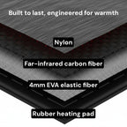 Rechargeable Heated Insoles with Dual Zone System and USB Charging for US 4-12 All Vera Mart