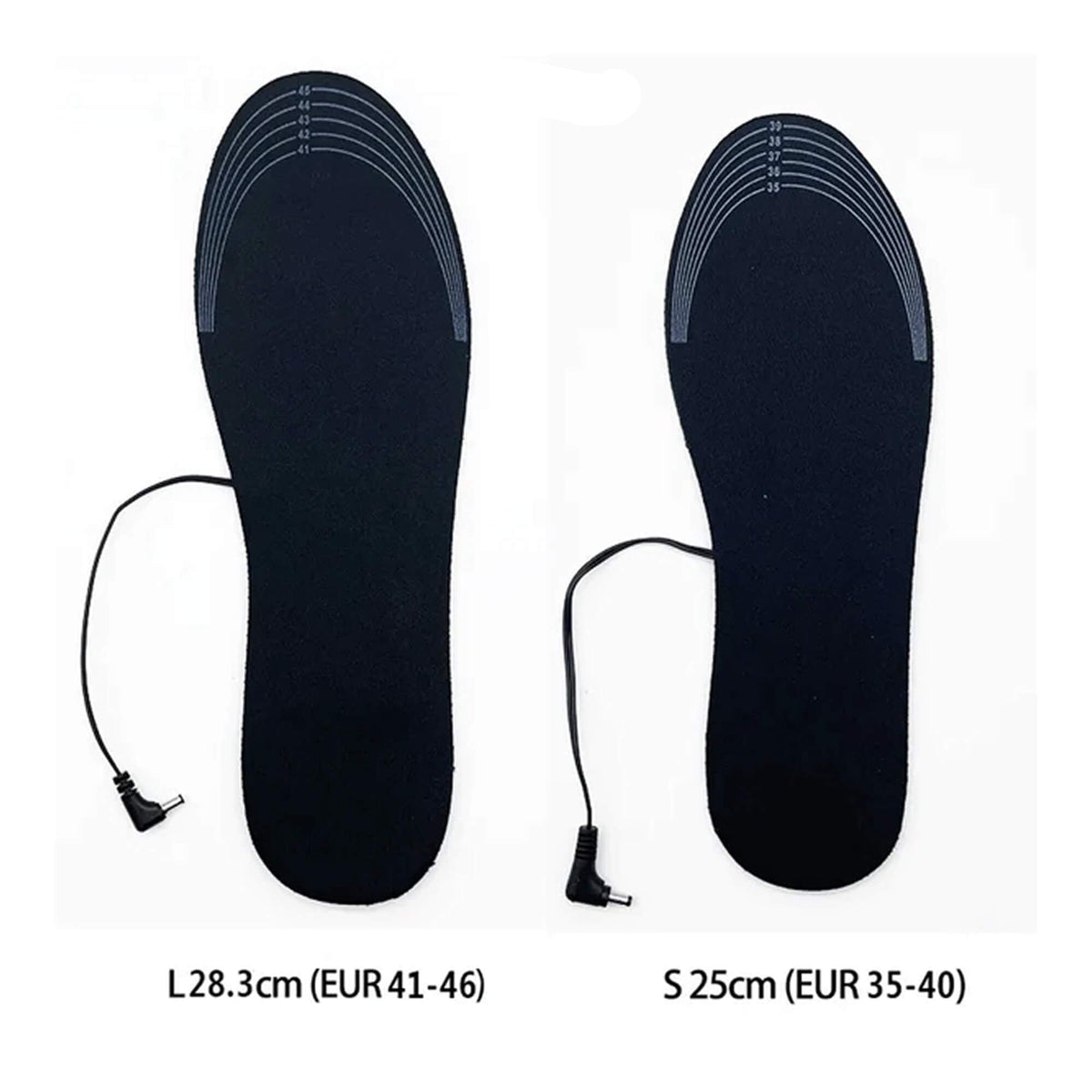 Rechargeable Heated Insoles with Dual Zone System and USB Charging for US 4-12 All Vera Mart