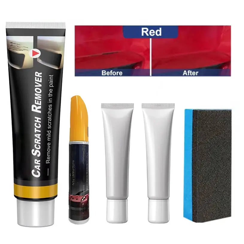 Car Scratch Repair Kit with Ergonomic Applicator and Protective Wax Finish for Clear Coat All Vera Mart