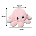 Mood Expressing Octopus Plush with Reversible Happy and Sad Faces for Kids All Vera Mart