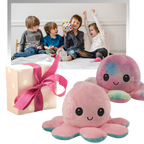 Mood Expressing Octopus Plush with Reversible Happy and Sad Faces for Kids All Vera Mart