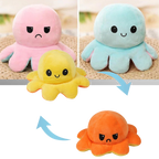 Mood Expressing Octopus Plush with Reversible Happy and Sad Faces for Kids All Vera Mart